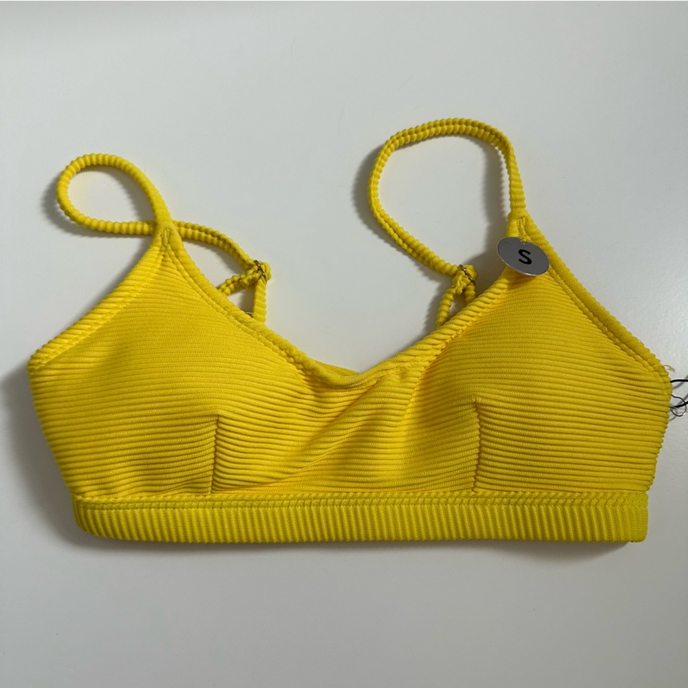 Yellow Bikini Top